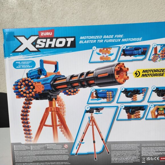 NEW XSHOT Insanity Motorized Rage Fire Toy Dart Blaster by ZURU Nerf Inspired To - Picture 12 of 16